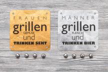 Designer-Set mit 'Frauen/Männer' FloraPap Etiketten - Artikel-Nr. 8305