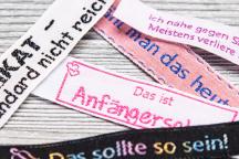 Textillabel-Set 'Humorvolle Nähsprüche' - Artikel-Nr. 8510