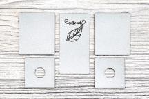 Schalkragen-Labelset 'selfmade' (grau) - Artikel-Nr. 9006