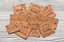 Designer-Set 'send a smile' by Unikati (Naturleder) - Artikel-Nr. 9101