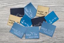 Designer-Set Textillabel 'Maritim' by Unikati - Artikel-Nr. 9116