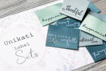 Designer-Set Weblabel 'happiness colored' by Unikati - Artikel-Nr. 9117
