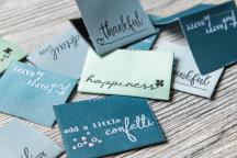 Designer-Set Weblabel 'happiness colored' by Unikati - Artikel-Nr. 9117