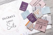 Designer-Set Textillabel 'Taschenliebe' by Unikati - Artikel-Nr. 9121