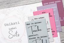 Designer-Set Textillabel 'Bagments' by Unikati - Artikel-Nr. 9123