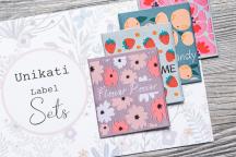 Designer-Set Textillabel 'Fruits and Flowers' by Unikati - Artikel-Nr. 9126