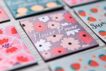 Designer-Set Textillabel 'Fruits and Flowers' by Unikati - Artikel-Nr. 9126