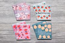 Designer-Set Textillabel 'Fruits and Flowers' by Unikati - Artikel-Nr. 9126