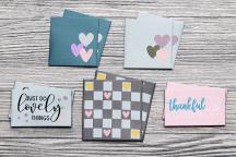 Designer-Set Textillabel 'Thankful Hearts' by Unikati - Artikel-Nr. 9128
