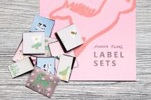 Designer-Set Weblabel 'Of Horses and Flowers' by Annika Klaas - Artikel-Nr. 9301
