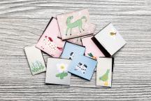Designer-Set Weblabel 'Of Horses and Flowers' by Annika Klaas - Artikel-Nr. 9301