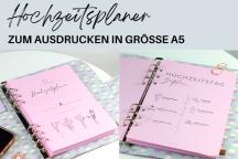 Digitale Papiervorlagen: Hochzeitsplaner - Artikel-Nr. 5018