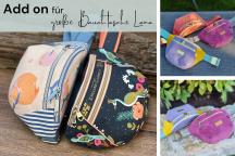 Schnittmuster: Add-on zur Bauchtasche 'Lana' - Artikel-Nr. 5020