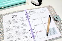 Digitale Druckvorlage: Jahresplaner 2026 - Artikel-Nr. 5036