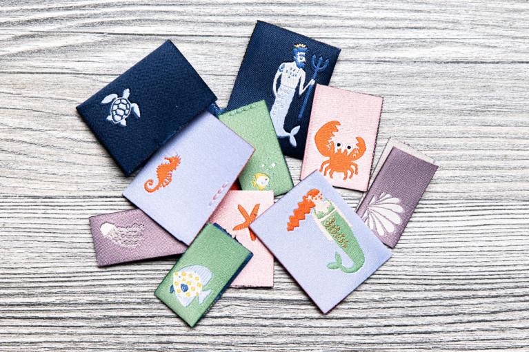 Designer-Set Weblabel \"The Coral Club\" by Annika Klaas (Artikel-Nr. 9302)