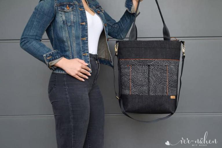 Schnittmuster: 3 in 1 Tasche \"Uni Bag Mila\" (Artikel-Nr. 5076)