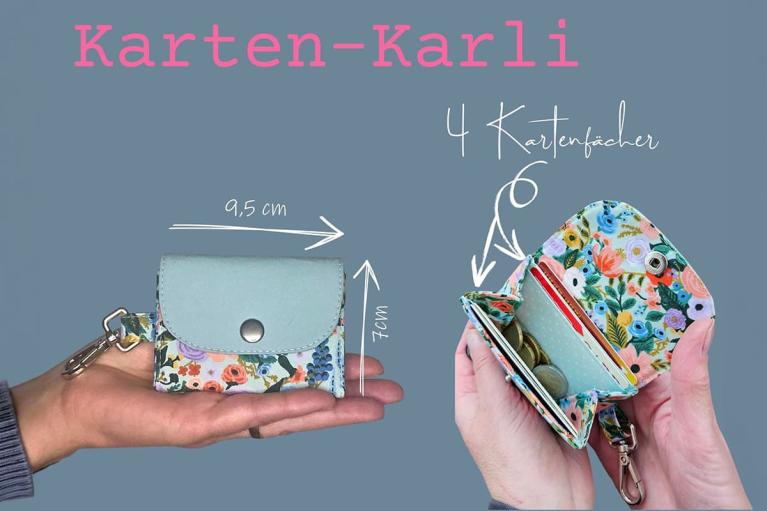 Schnittmuster: Etui \"Karten-Karli\" (Artikel-Nr. 5078)