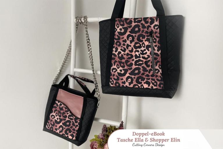 Schnittmuster: Tasche \"Ella\" und Shopper \"Elin\" (Artikel-Nr. 5110)