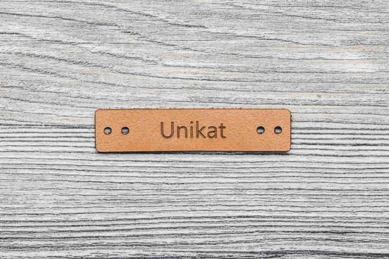 Lasergravierte Etiketten unikat Corinera Naturleder - Artikel-Nr. 8004