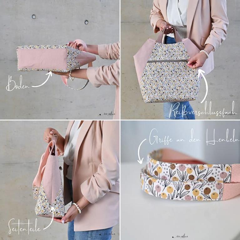 Schnittmuster: Shopper Bag 'Nieke' - Artikel-Nr. 5022