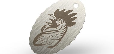 Edelstahl gebürstet