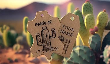 Kaktusleder-Label